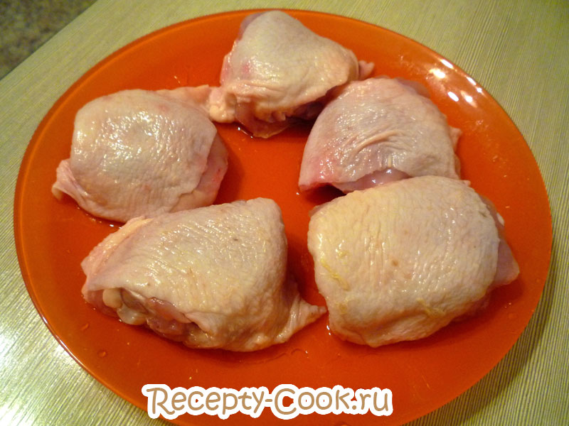 куриные бедра в духовке рецепт