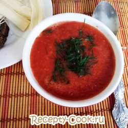 Томатный суп «Ешь и худей»