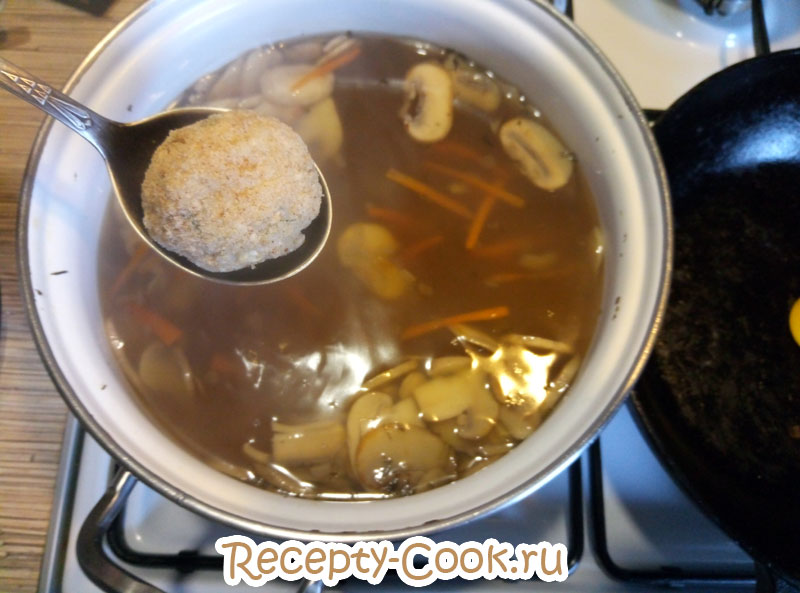 как приготовить рисовый суп с фрикадельками