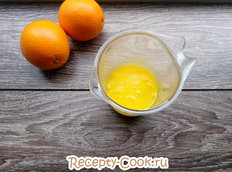 кисель из апельсинов