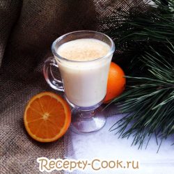 Молочный коктейль с апельсином