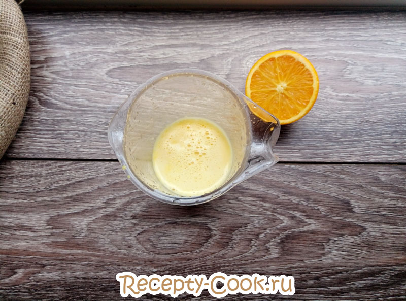 воздушный апельсиновый десерт