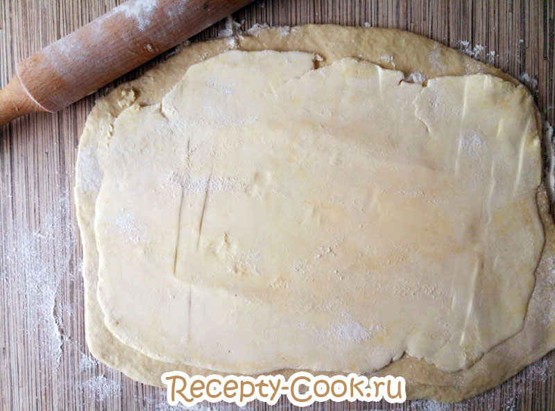 слоеное дрожжевое тесто рецепт с фото